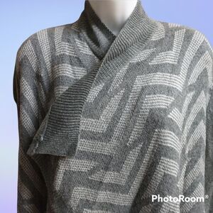 Candie's Oversized Cardigan with Loose Front
